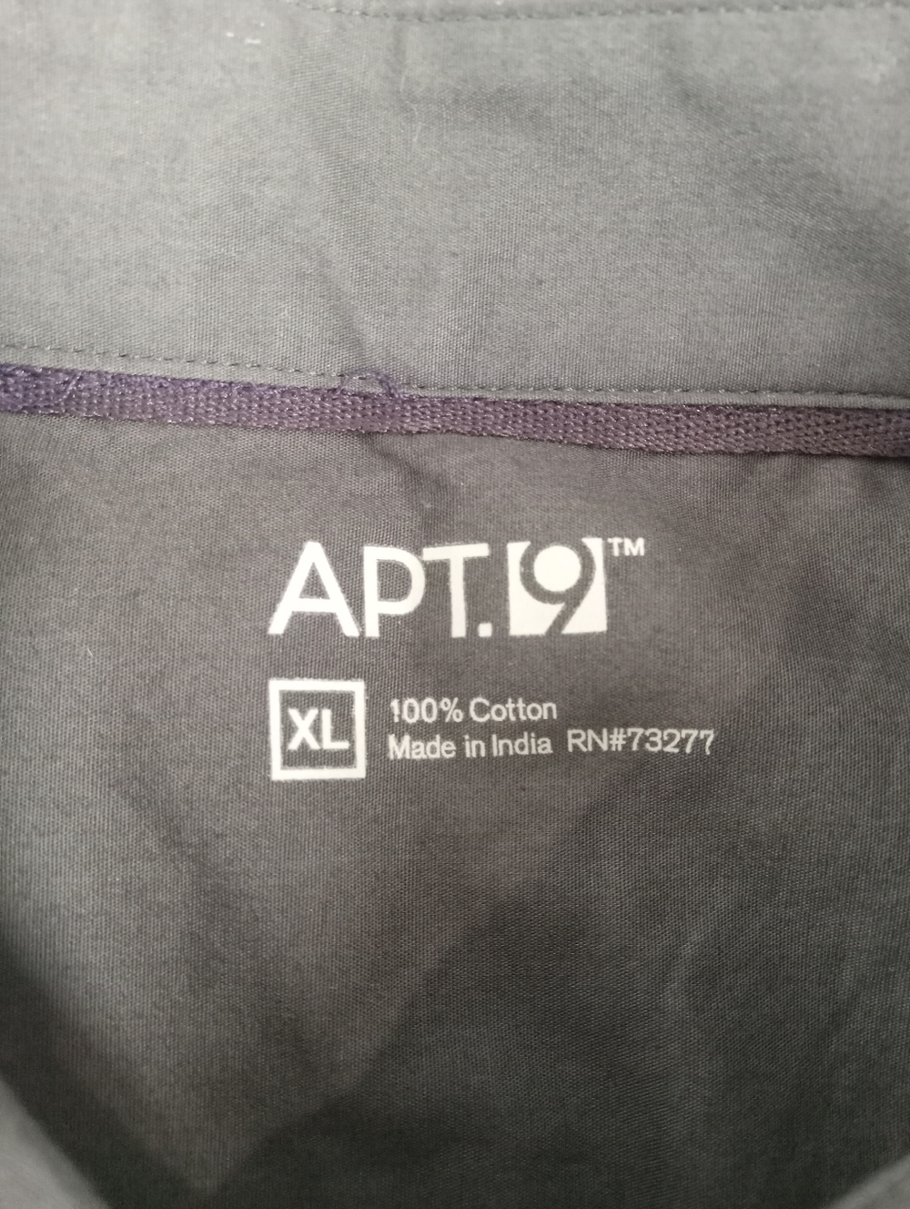 APT.9 Men's Gray Botton Donw Shirt with White Wing Graphic Size XL - Picture 3 of 13